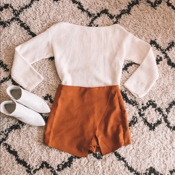 Blue Blush Wrapped Asymmetric High Waist S… - Picture 6 of 6